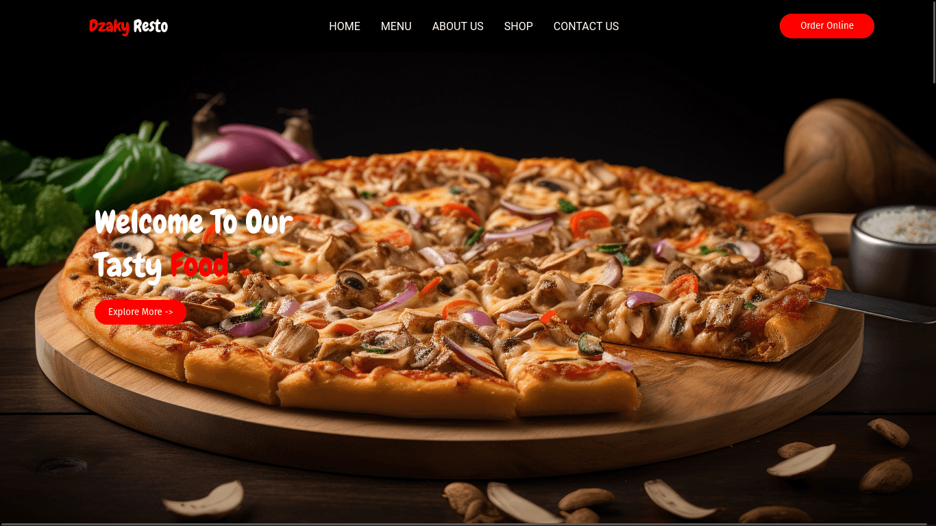 Responsive Navigation Landing
